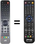 Replacement remote control HVS57410
