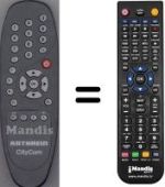 Replacement remote control WHV15061W