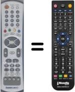 Mando a distancia equivalente WHV15804W