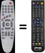 Replacement remote control WHV3112W