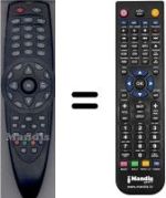 Replacement remote control HVS53533