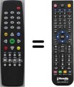 Replacement remote control HVS53410