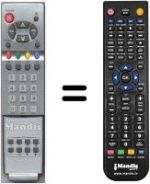 Replacement remote control HVS54008