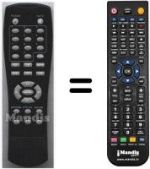 Mando a distancia equivalente HVS54949