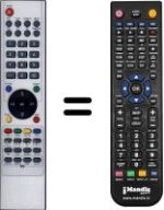 Mando a distancia equivalente WHV15990