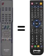 Replacement remote control Sharp SEC0941