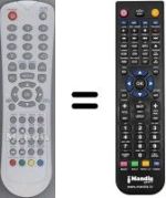 Replacement remote control Akai WHV14544