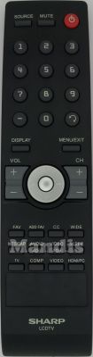 Original remote control SHARP 9JR9800000004 (098GR8BD9NESHR)