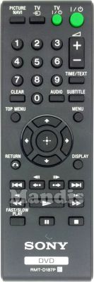 Original remote control SONY RMT-D187P (148700611) Original remote control SONY RMT-D187P (148700611)