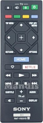 Original remote control SONY RMT-VB201D (149312211) Original remote control SONY RMT-VB201D (149312211)