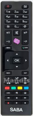 Original remote control SABA RC4875 (23266456)