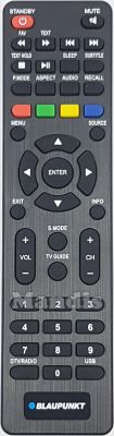 Original remote control BLAUPUNKT RMCCBU0001N (30604011CXUMC001)