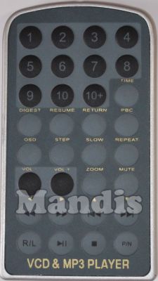 Mando a distancia original BELSON VCD&MP3PLAYER