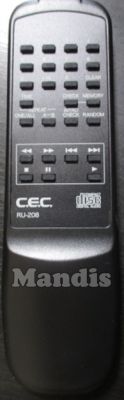 Mando a distancia original CEC RU-208