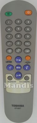 Original remote control TOSHIBA CT-867 Original remote control TOSHIBA CT-867