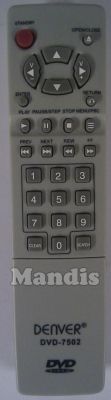 Comandament a distància original DENVER DVD7502