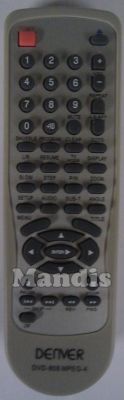 Comandament a distància original DENVER DVD808