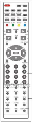 Original remote control DENVER TFD2627M