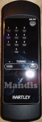 Original remote control HARTLEY VR4