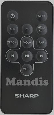 Original remote control SHARP HTSB95