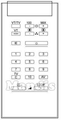 Original remote control THOMSON RCT3707C (925TX0392) Original remote control THOMSON RCT3707C (925TX0392)