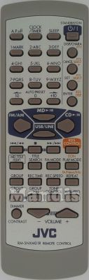 Mando a distancia original JVC RM-SNXMD1R