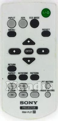 Mando a distancia original SONY RM-PJ7 (148922211) Mando a distancia original SONY RM-PJ7 (148922211)