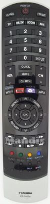 Original remote control TOSHIBA CT90366 Original remote control TOSHIBA CT90366