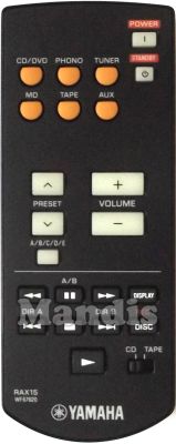 Original remote control YAMAHA RAX15 (WF676200)