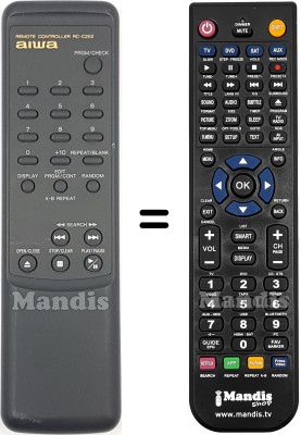 Comandament a distància equivalent RC-C202