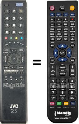 Replacement remote control JVC RM-C1930