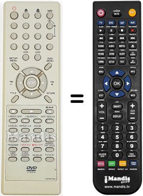Mando a distancia equivalente 076R0GY03A