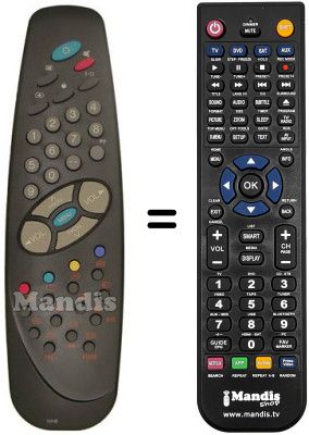 Comandament a distància equivalent Seg MADRID