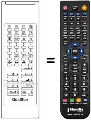 Replacement remote control LG CBT 2162 M