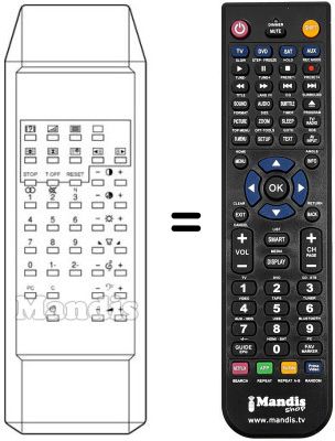 Replacement remote control K 11