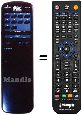 Mando a distancia equivalente 340 OSP