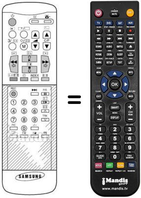 Replacement remote control 3F14-00040-140 Replacement remote control 3F14-00040-140