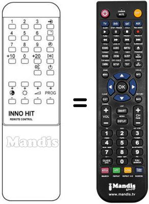 Replacement remote control 5702-B 2065 E-00