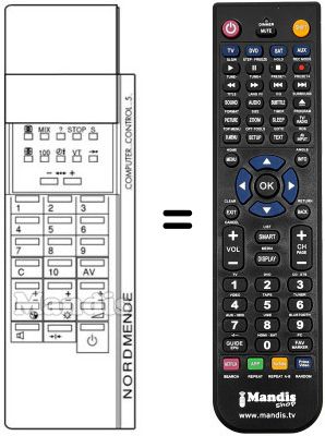 Replacement remote control 583.526 Replacement remote control 583.526