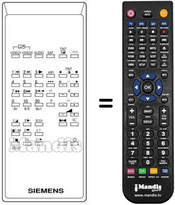 Replacement remote control 756012