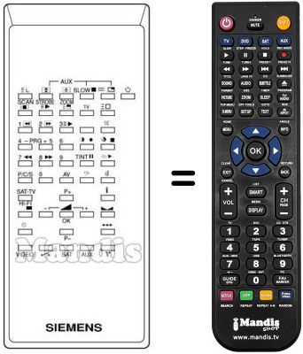 Replacement remote control 757500