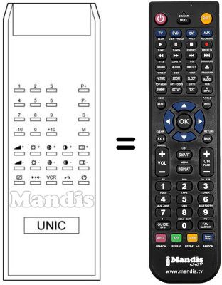Replacement remote control 88141