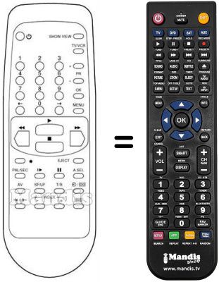 Mando a distancia equivalente Schaub Lorenz SL 4697