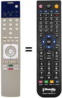 Mando a distancia equivalente ASSIST 2