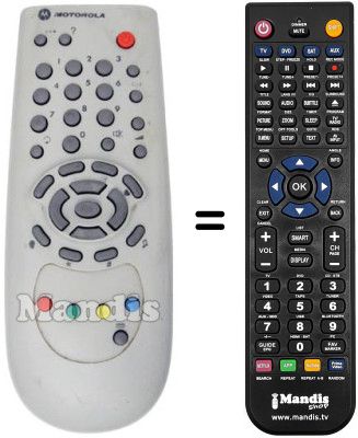 Replacement remote control NUMERICABLE CABLE ESTVIDEO COMMUNICATION
