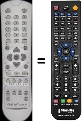 Replacement remote control CCR 640