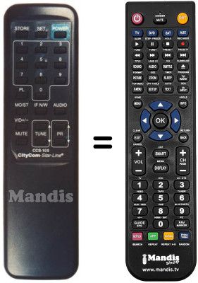 Replacement remote control CCS-105