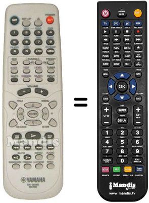 Mando a distancia equivalente DVR-S60 RDS