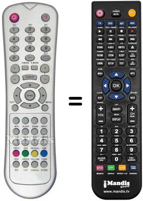 Replacement remote control GOLD GENESIS GDTV 26