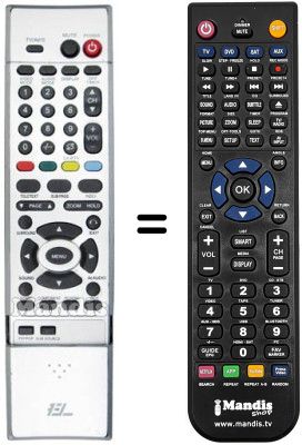 Mando a distancia equivalente VOXSON VXN-L32HDG